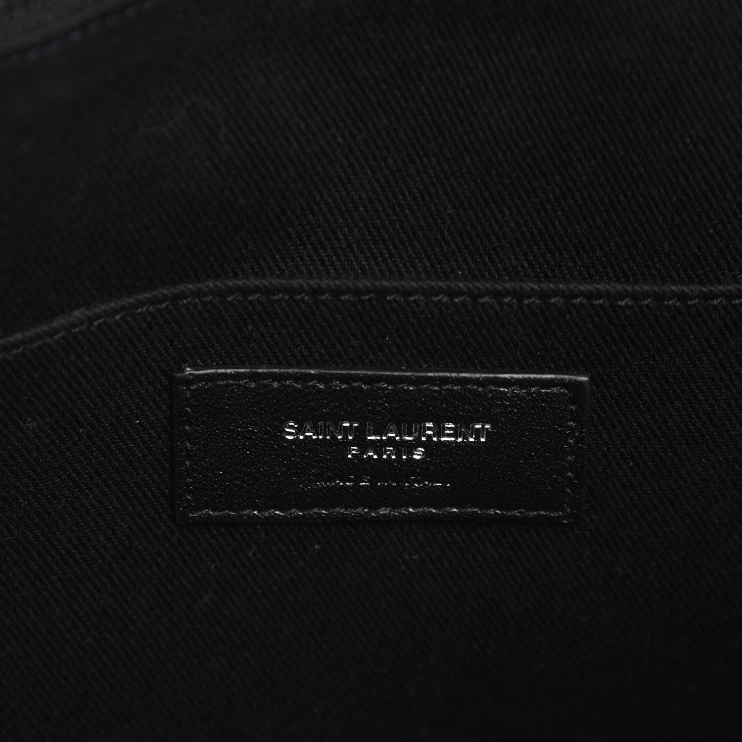 Saint Laurent Grained Calfskin Sac De Jour Souple North South Tote Black 7 of 8