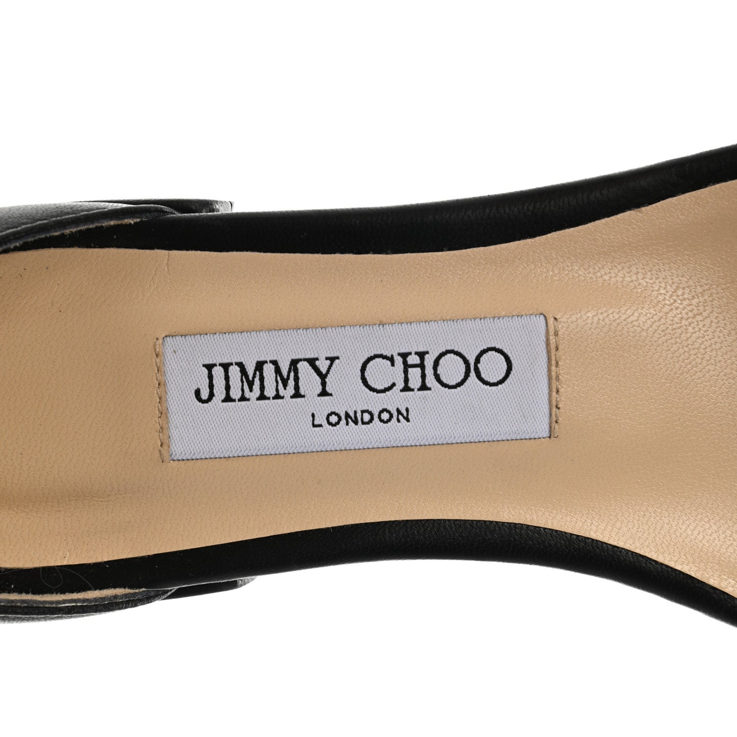 Nappa Plexi Jaimie Flat Sandals 35.5 Black