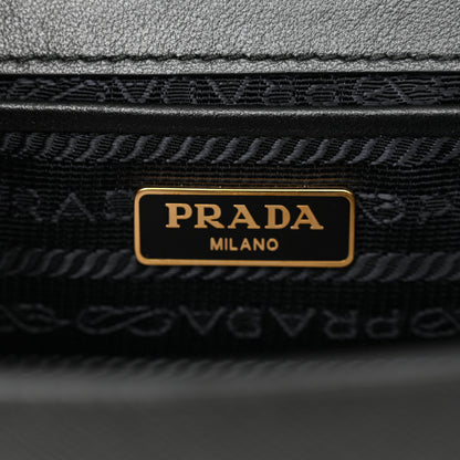 Prada Saffiano Chain Shoulder Bag Black 6 of 11