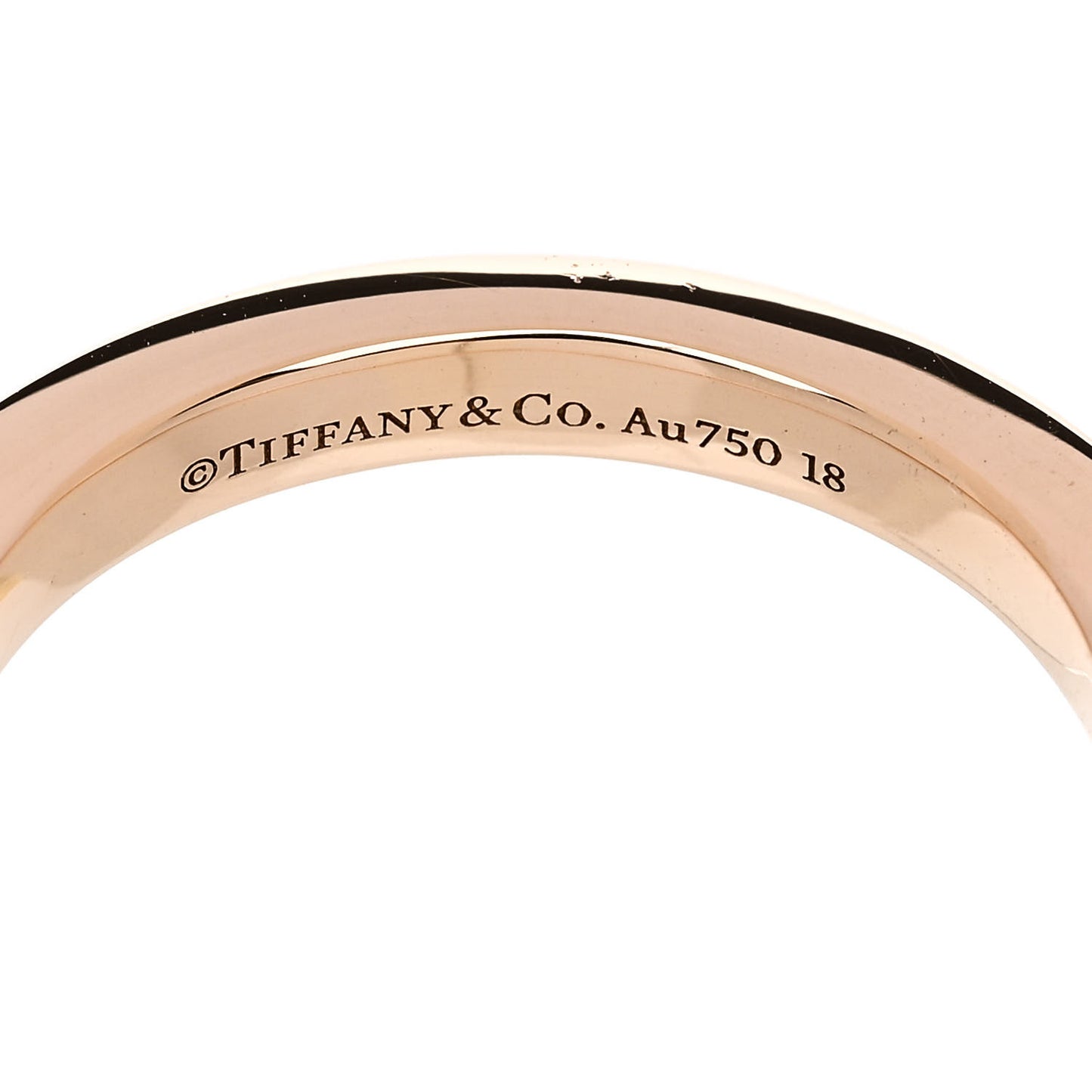 18K Rose Gold Lock Ring 65 11