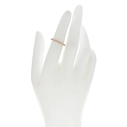 Cartier 18K Pink Gold Diamond 2mm Étincelle de Cartier Wedding Band Ring 50 5.25 2 of 4