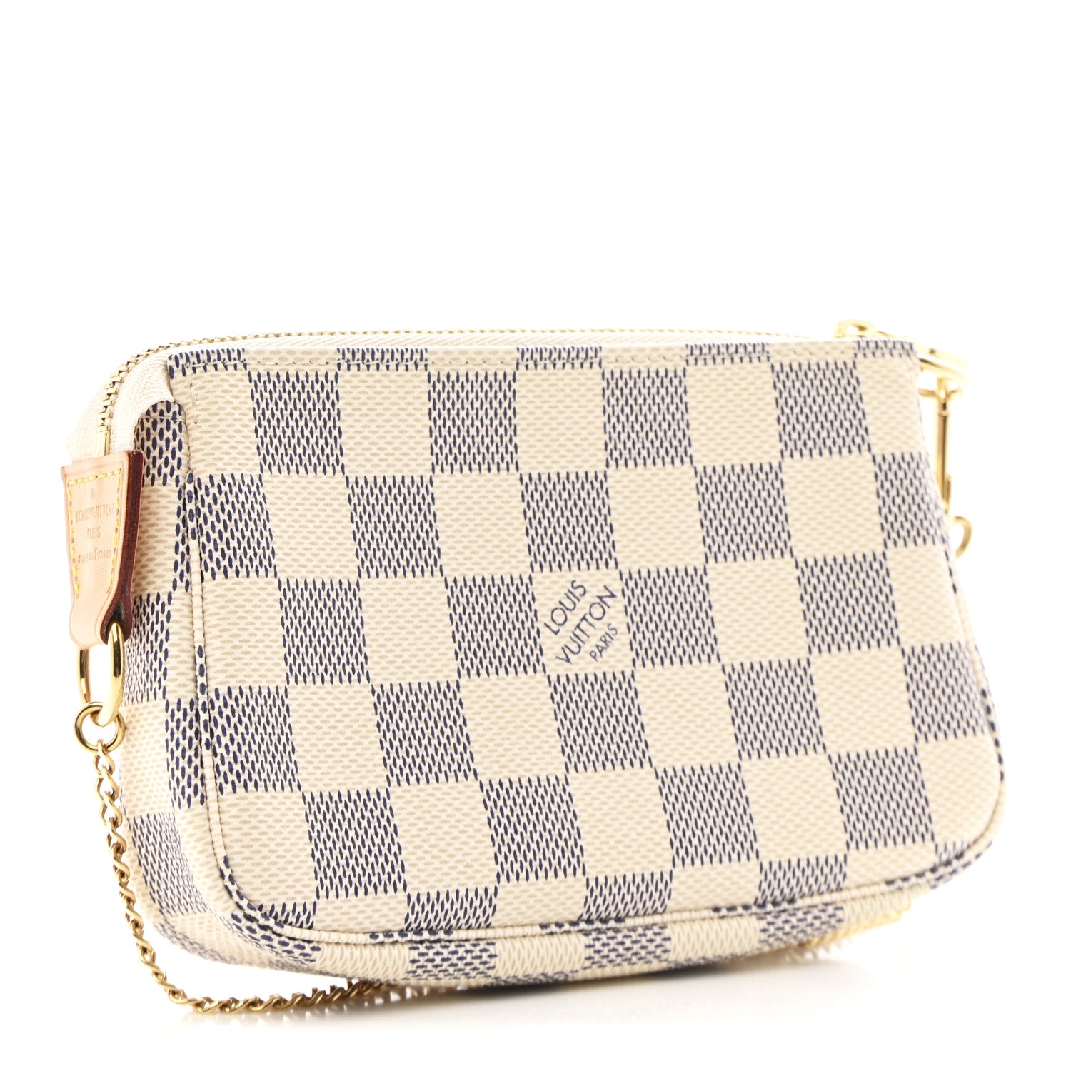 Louis Vuitton Damier Azur Mini Pochette Accessories 3 of 8