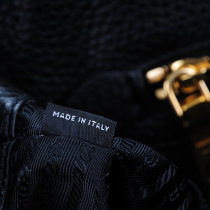 Prada Vitello Daino Shoulder Bag Nero Black 7 of 8