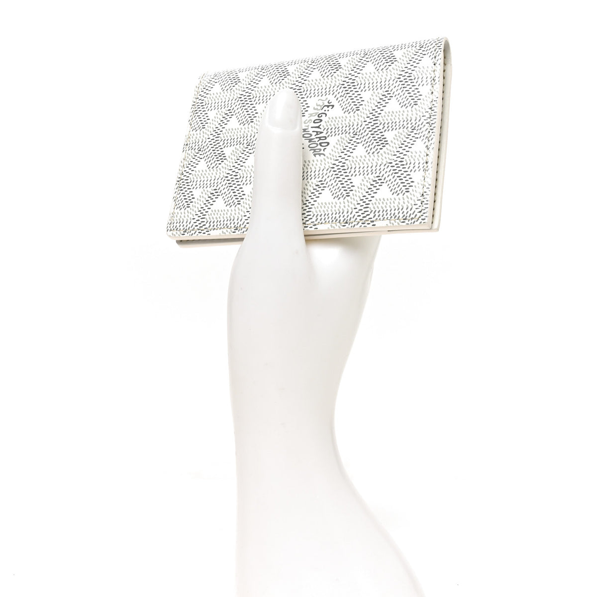 Goyard Goyardine Saint Marc Card Holder White 2 of 7