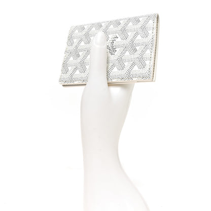 Goyard Goyardine Saint Marc Card Holder White 2 of 7