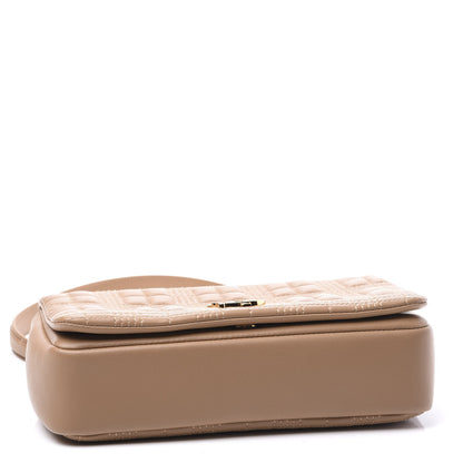 Burberry Lambskin Quilted Small Lola Bag Camel 3 of 10