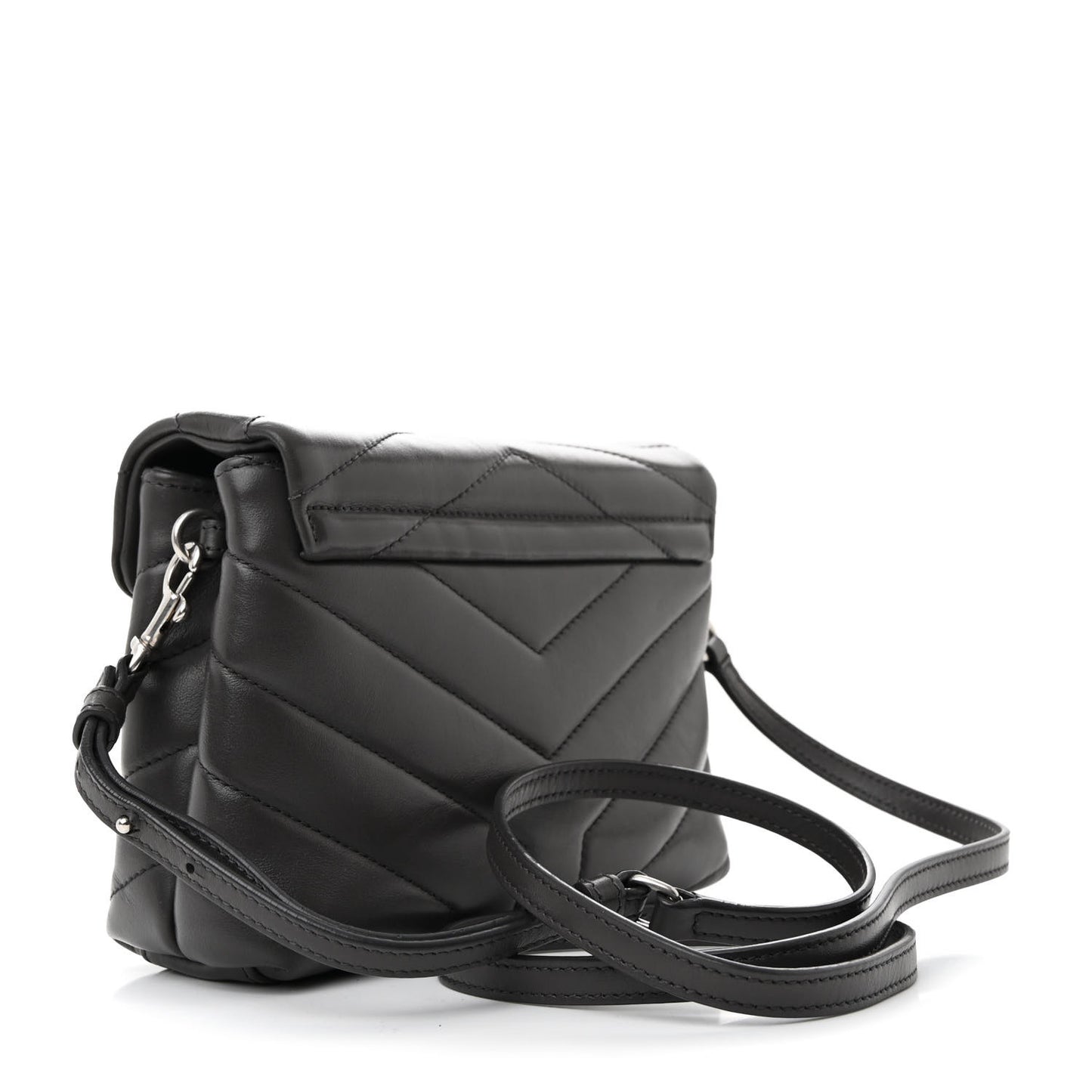 Calfskin Y Quilted Monogram Toy Loulou Crossbody Bag Storm