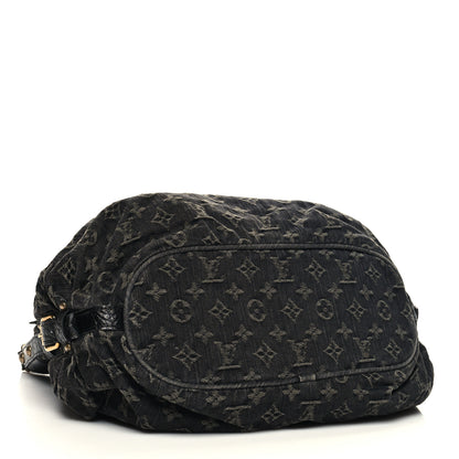Louis Vuitton Monogram Slightly Denim Black 4 of 11