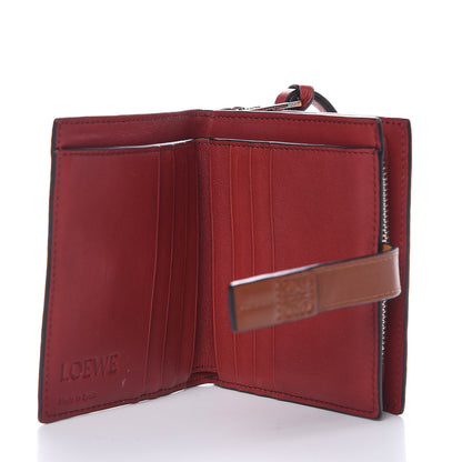 Loewe Grained Calfskin Compact Zip Wallet Light Caramel Pecan 5 of 9