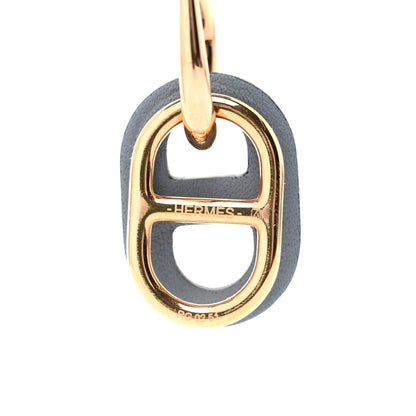 Hermes Swift O'maillon Earrings Bleu Lin 3 of 4