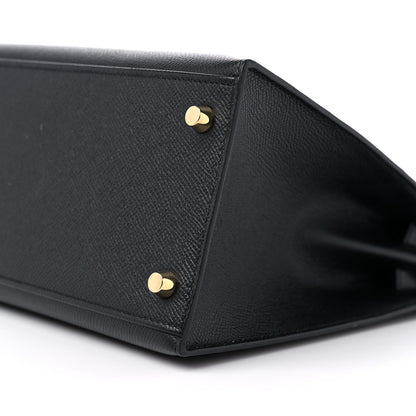 Hermes Epsom Kelly Sellier 28 Black 9 of 11