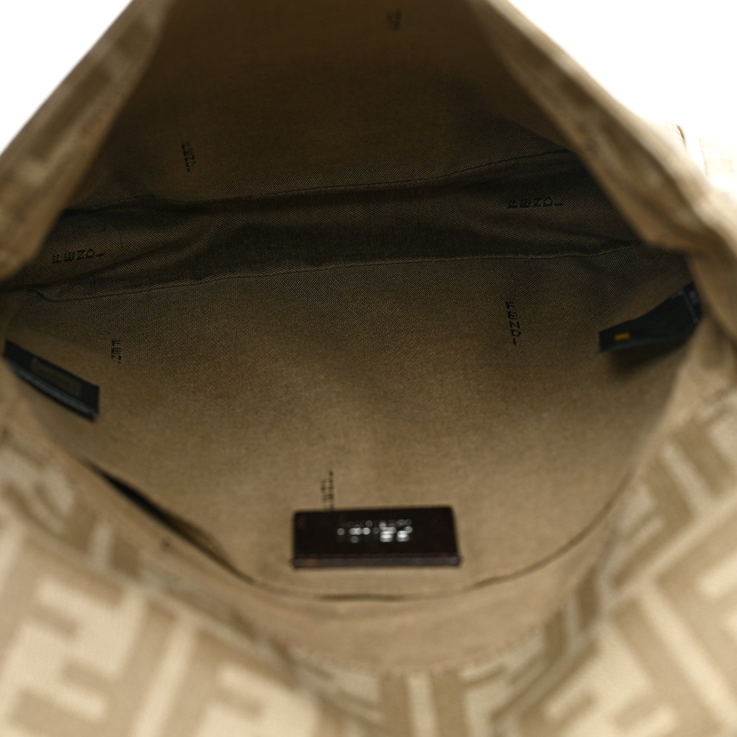 Fendi Zucca Spalmati Messenger Bag Kaki Pietra 4 of 7