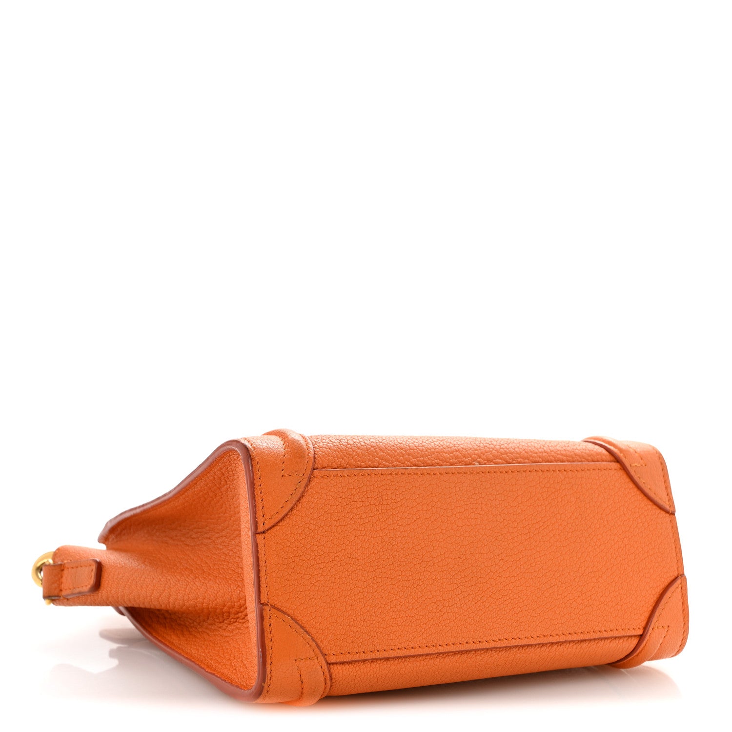 Celine Goatskin Nano Luggage Orange 4 of 13
