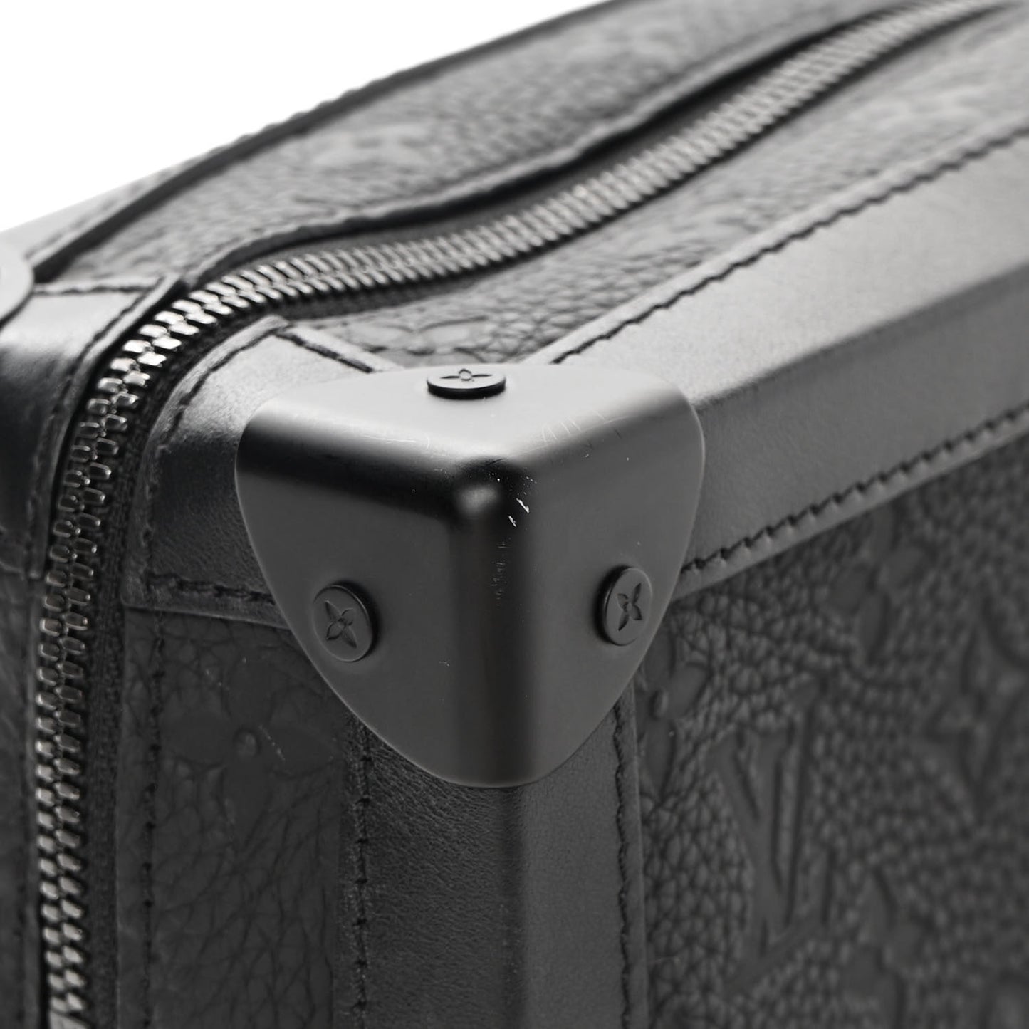 Taurillon Monogram Solar Ray Soft Trunk Black