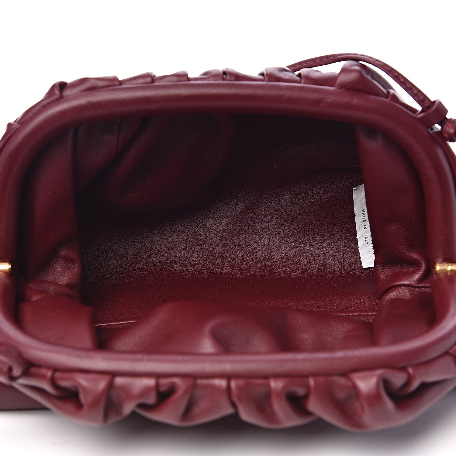 Bottega Veneta Butter Calfskin The Mini Pouch Bordeaux 4 of 9