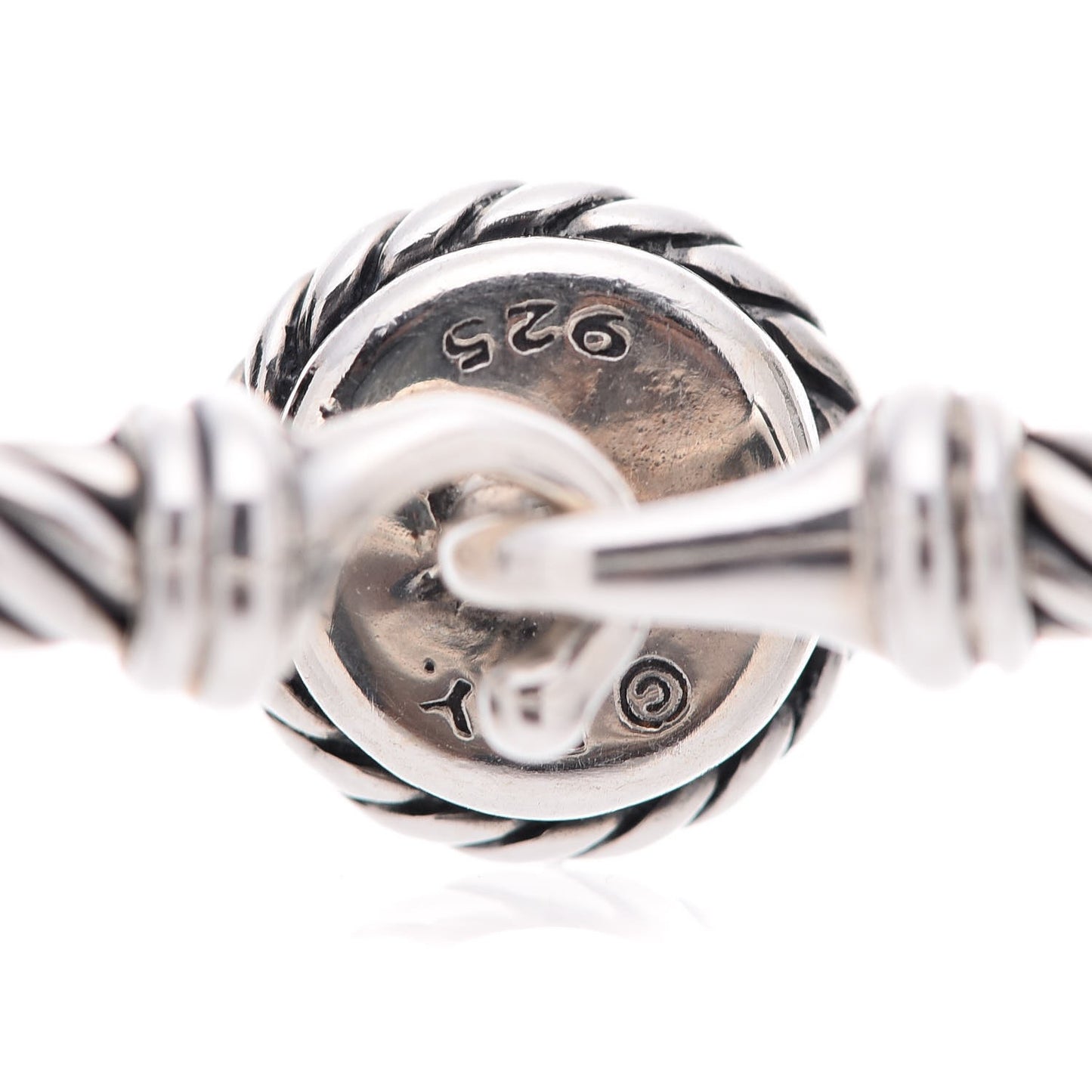 Sterling Silver Onyx 3mm Chatelaine Bracelet