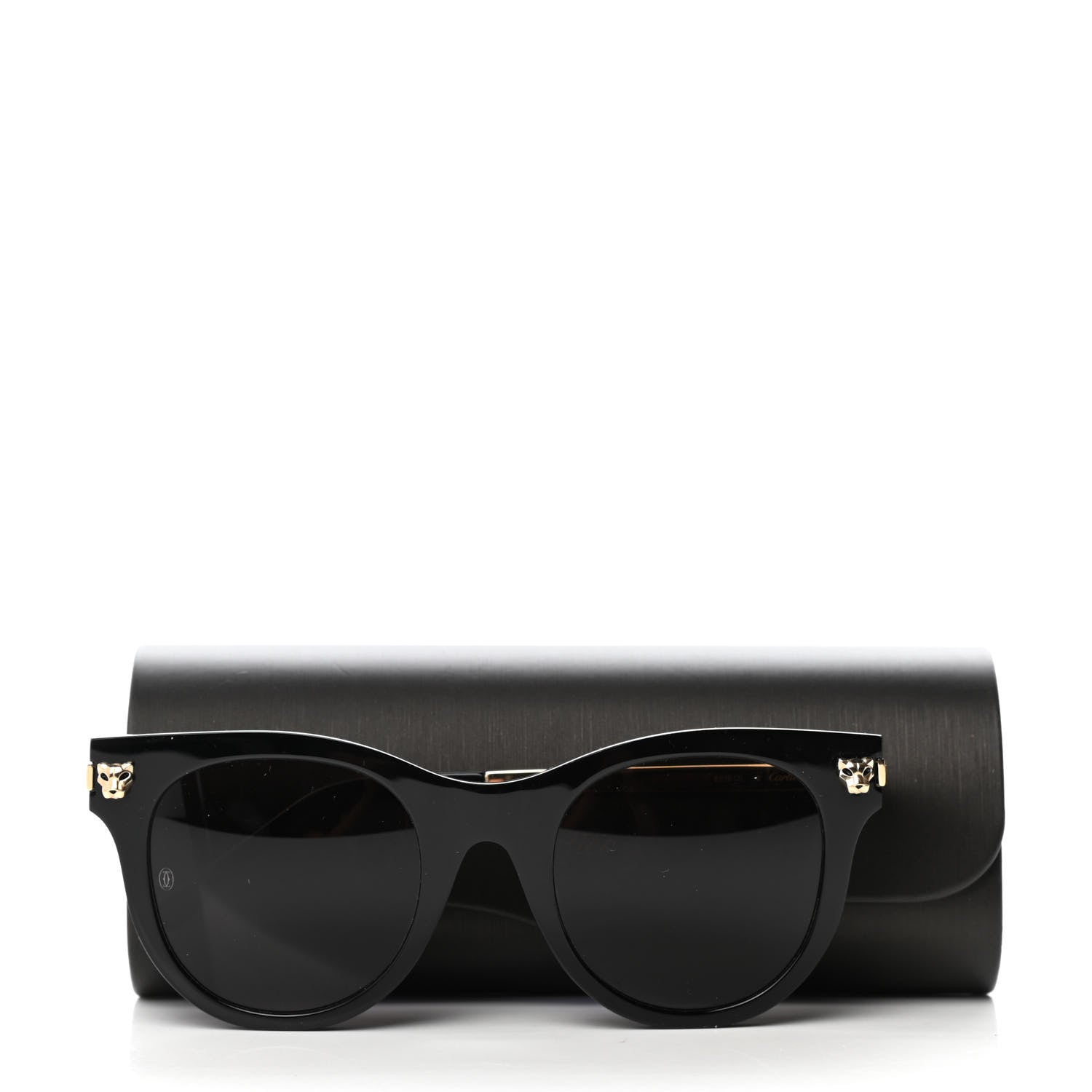 Cartier Panthere De Cartier Sunglasses Black 7 of 7