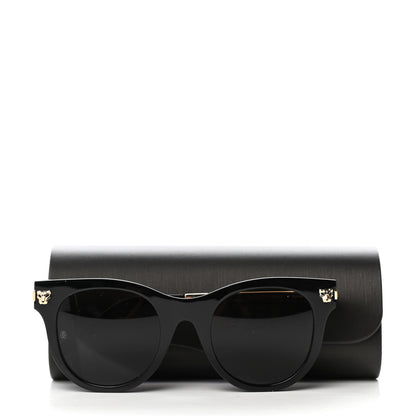 Cartier Panthere De Cartier Sunglasses Black 7 of 7
