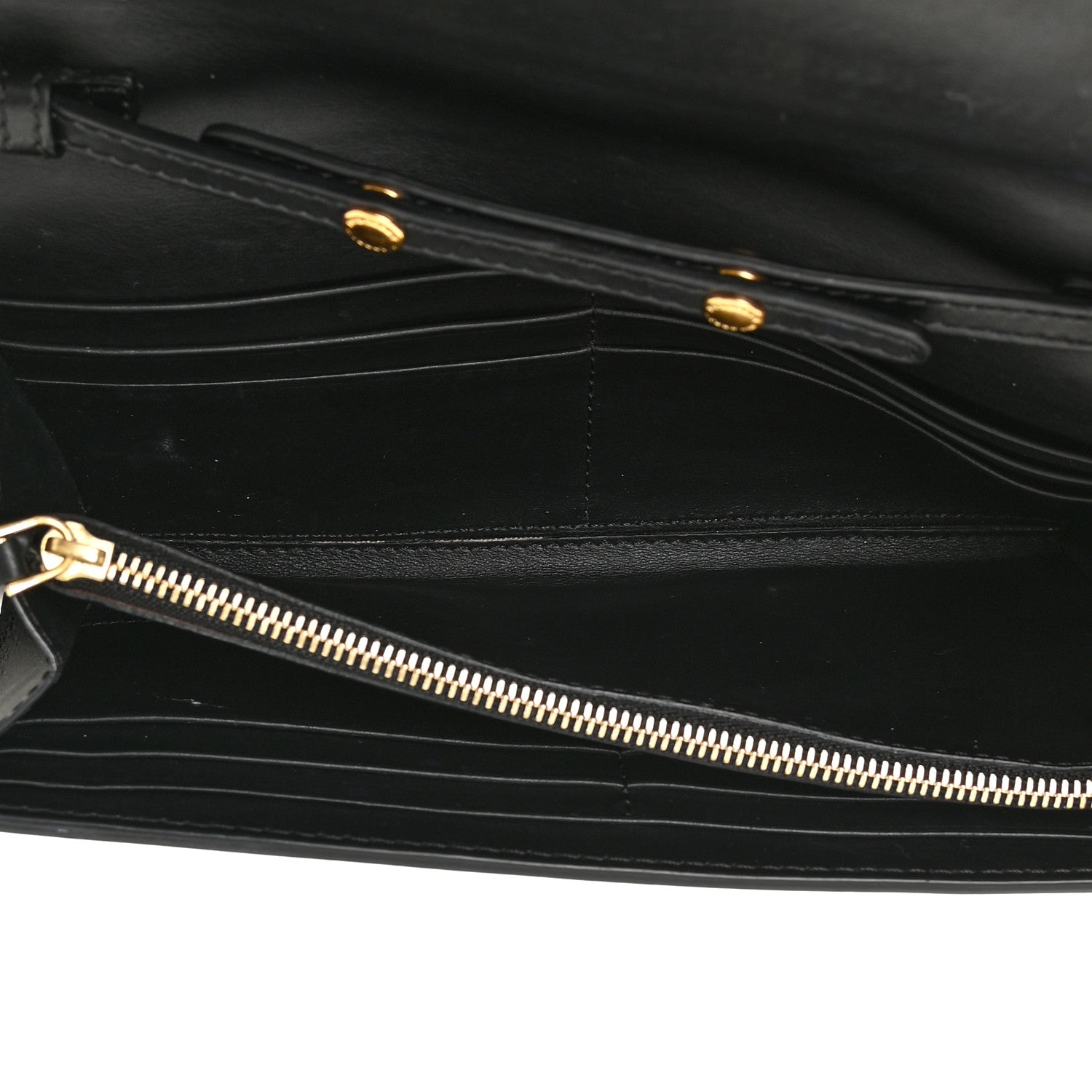 Burberry Grainy Calfskin Henley Wallet On Chain Black 7 of 16