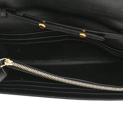 Burberry Grainy Calfskin Henley Wallet On Chain Black 7 of 16