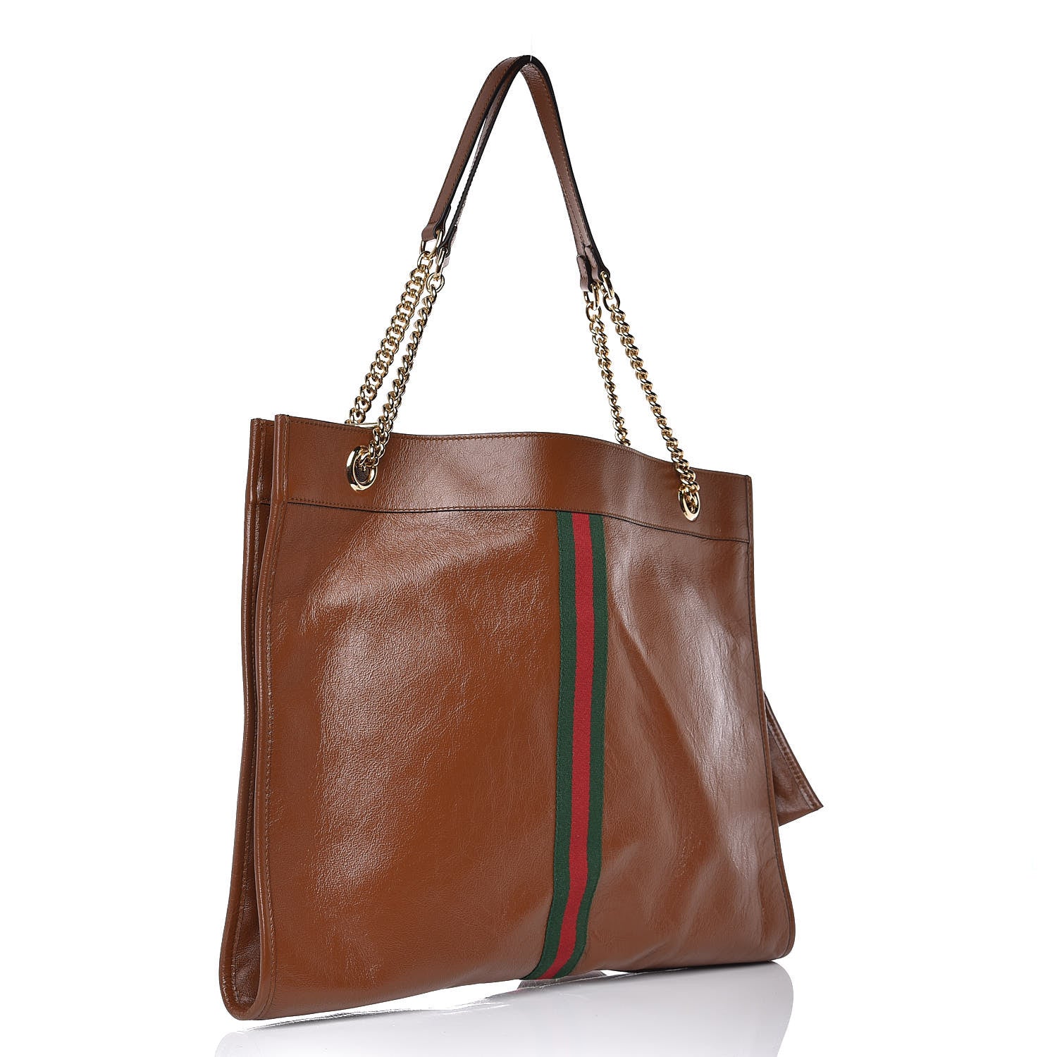 Gucci Calfskin Large Rajah Chain Tote Cuir 3 of 13