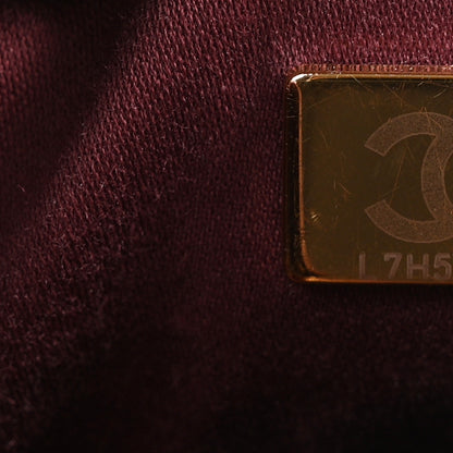 Chanel Caviar Quilted Small Chanel 25 Handbag Burgundy 7 of 10