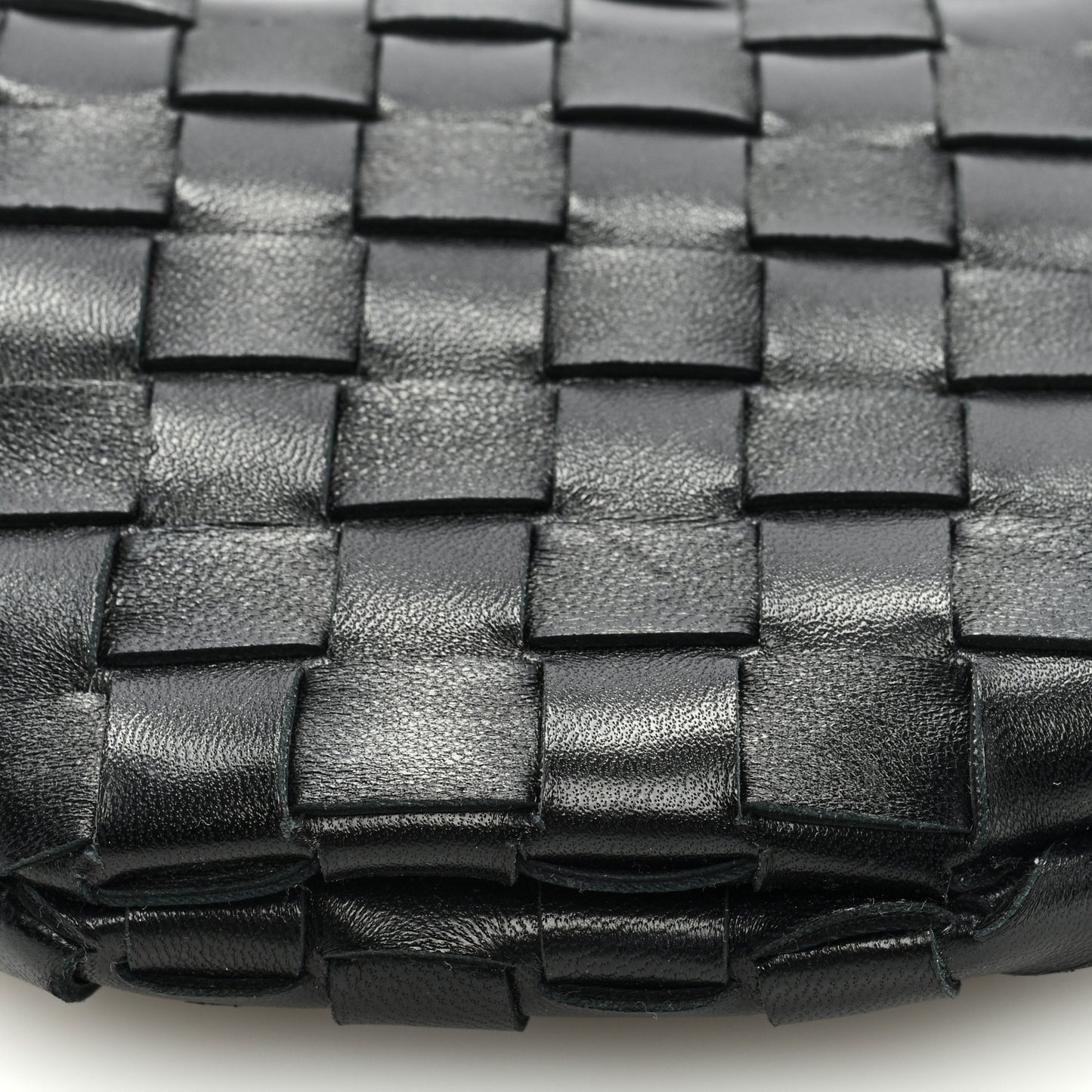 Nappa Intrecciato Mini Sardine Bag Black