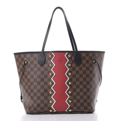 Louis Vuitton Damier Ebene Karakoram Neverfull MM 3 of 12