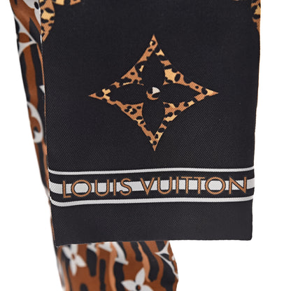 Louis Vuitton Silk Monogram Giant Jungle Bandeau Black 3 of 4