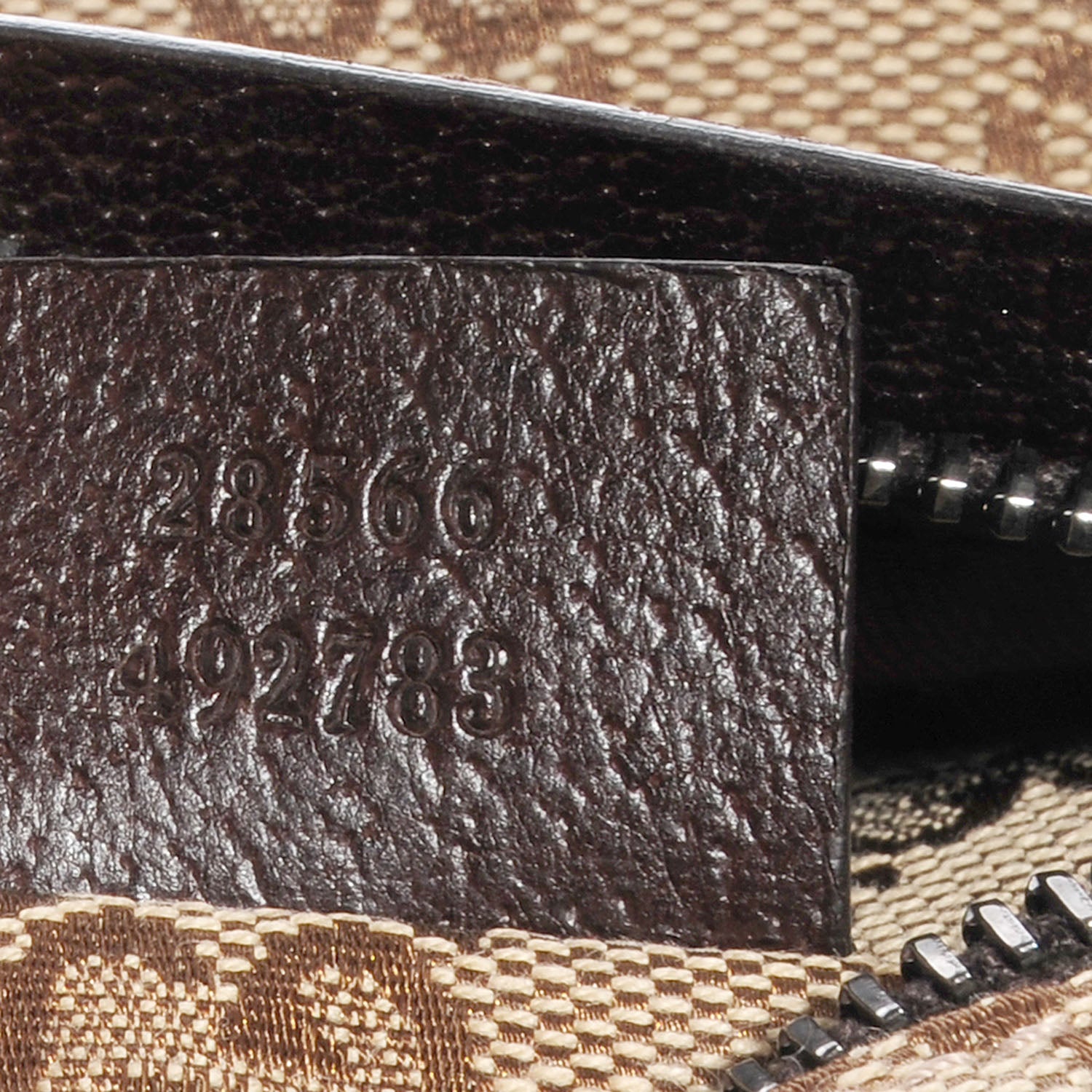 Gucci GG Monogram Double Pocket Belt Bag Dark Brown 6 of 8