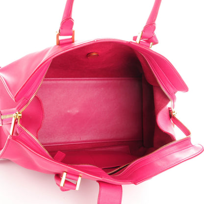 Saint Laurent Calfskin Medium Classic Y Cabas Fuchsia 5 of 6