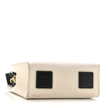 Givenchy Canvas Mini Bond Shopper Tote Beige Black 4 of 9