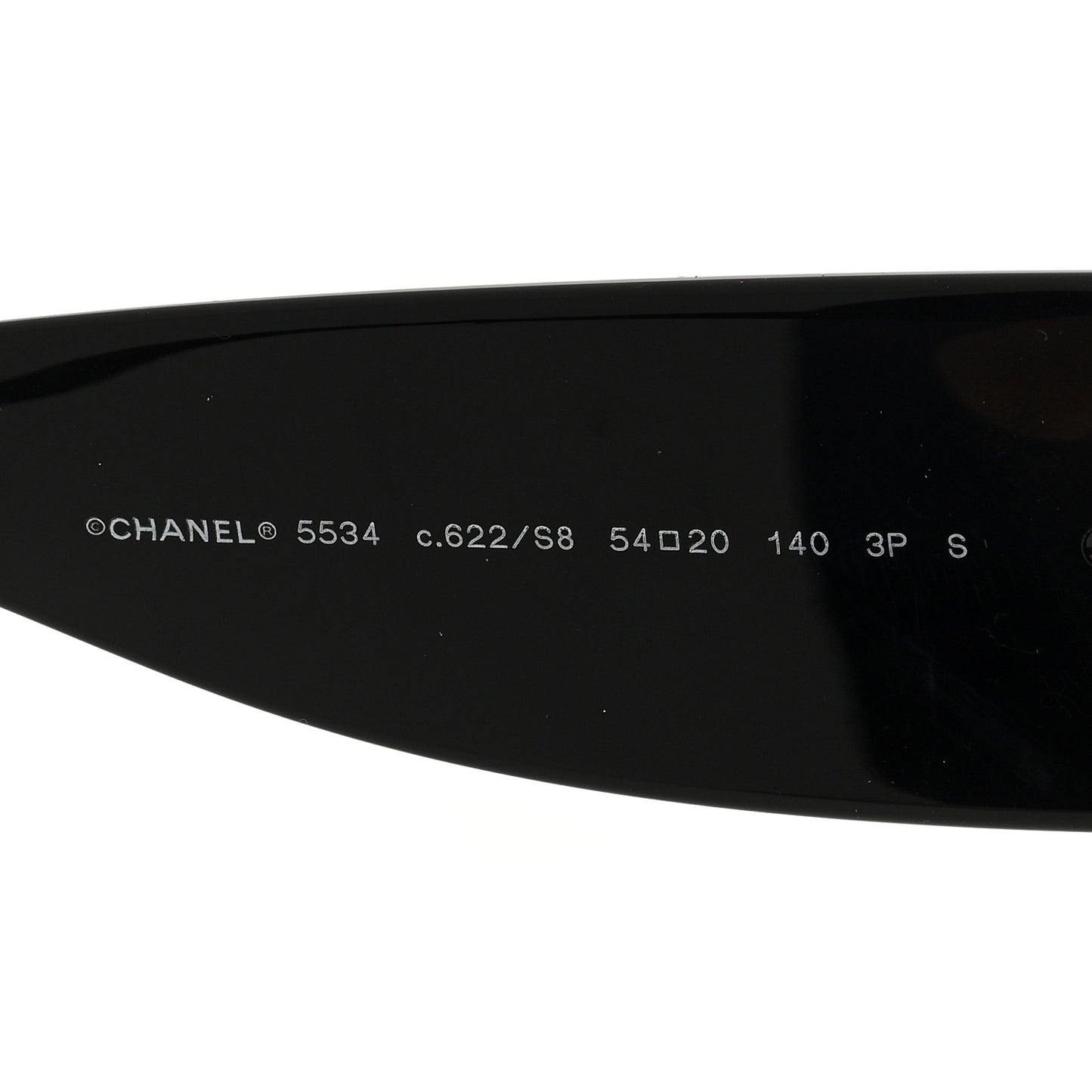 Acetate Rectangle Sunglasses 5534 Black
