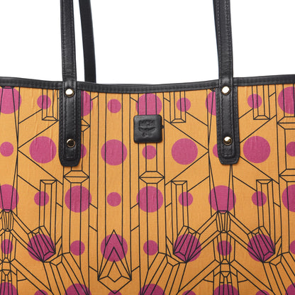 MCM Visetos Medium Project Reversible Shopper Tote White 22 of 22