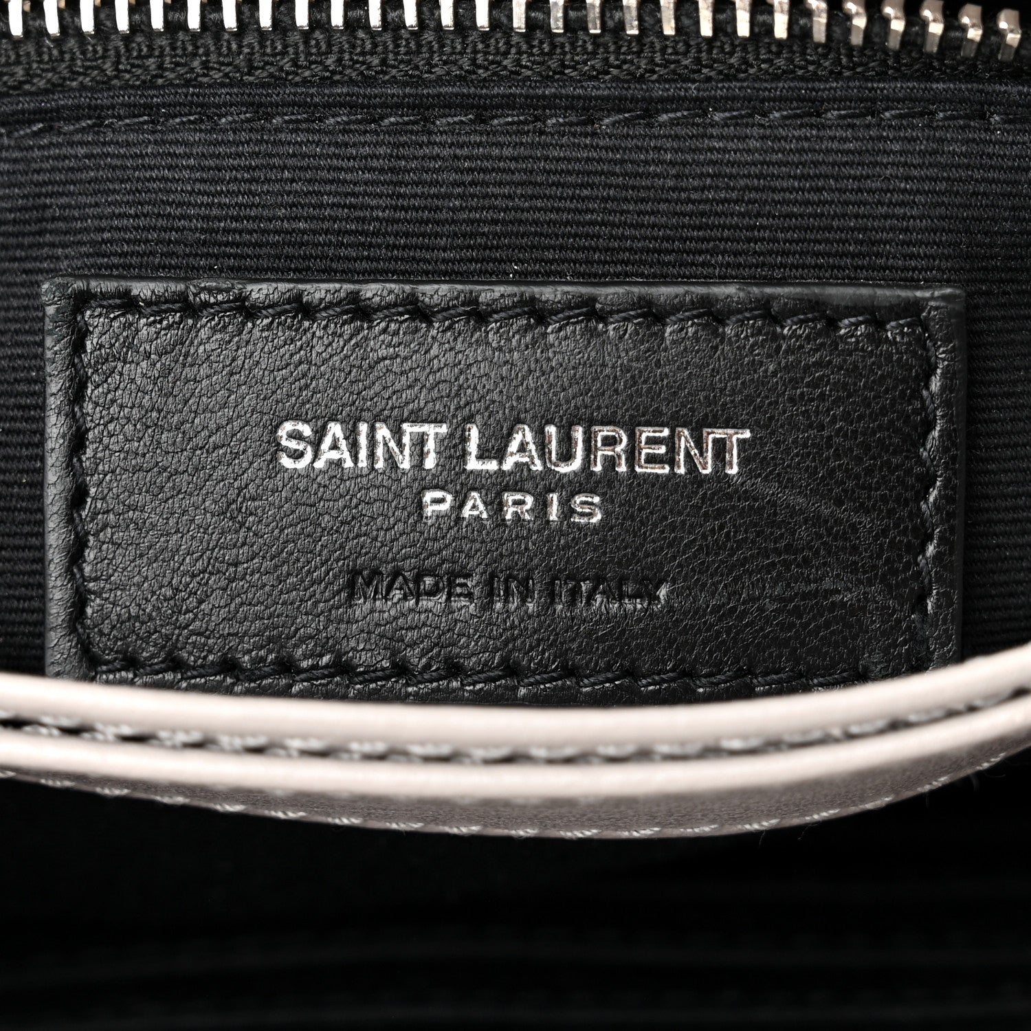 Saint Laurent Calfskin Y Quilted Monogram Toy Loulou Crossbody Bag Ivory 6 of 10