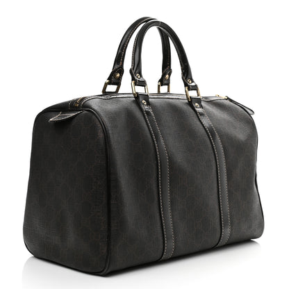 Gucci GG Supreme Monogram Medium Boston Dark Brown 3 of 10