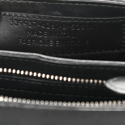 Balenciaga Cotton Canvas Striped Pochette Crossbody Bag Navy 7 of 9