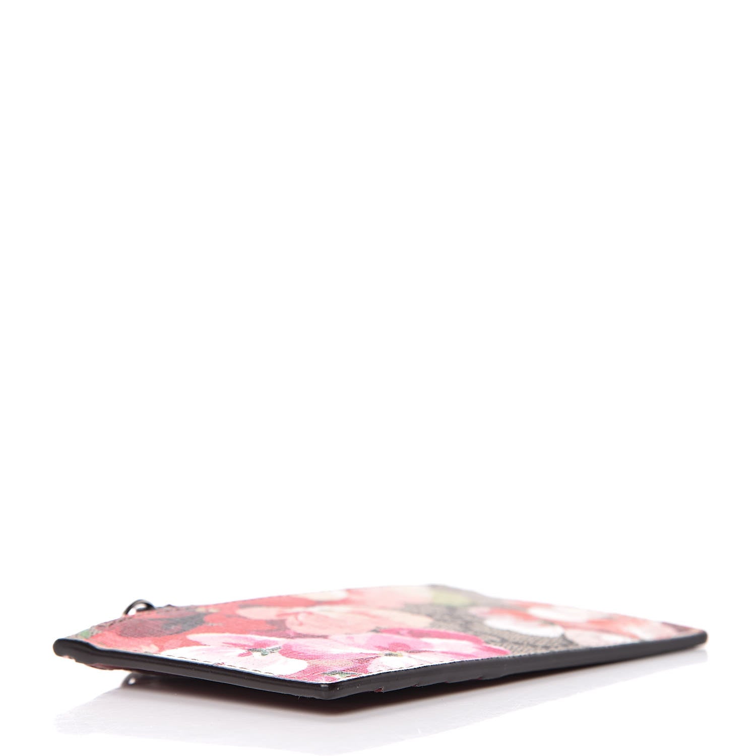 Gucci GG Supreme Monogram Blooms Coin Case Card Holder Beige Multicolor Dry Rose 4 of 7