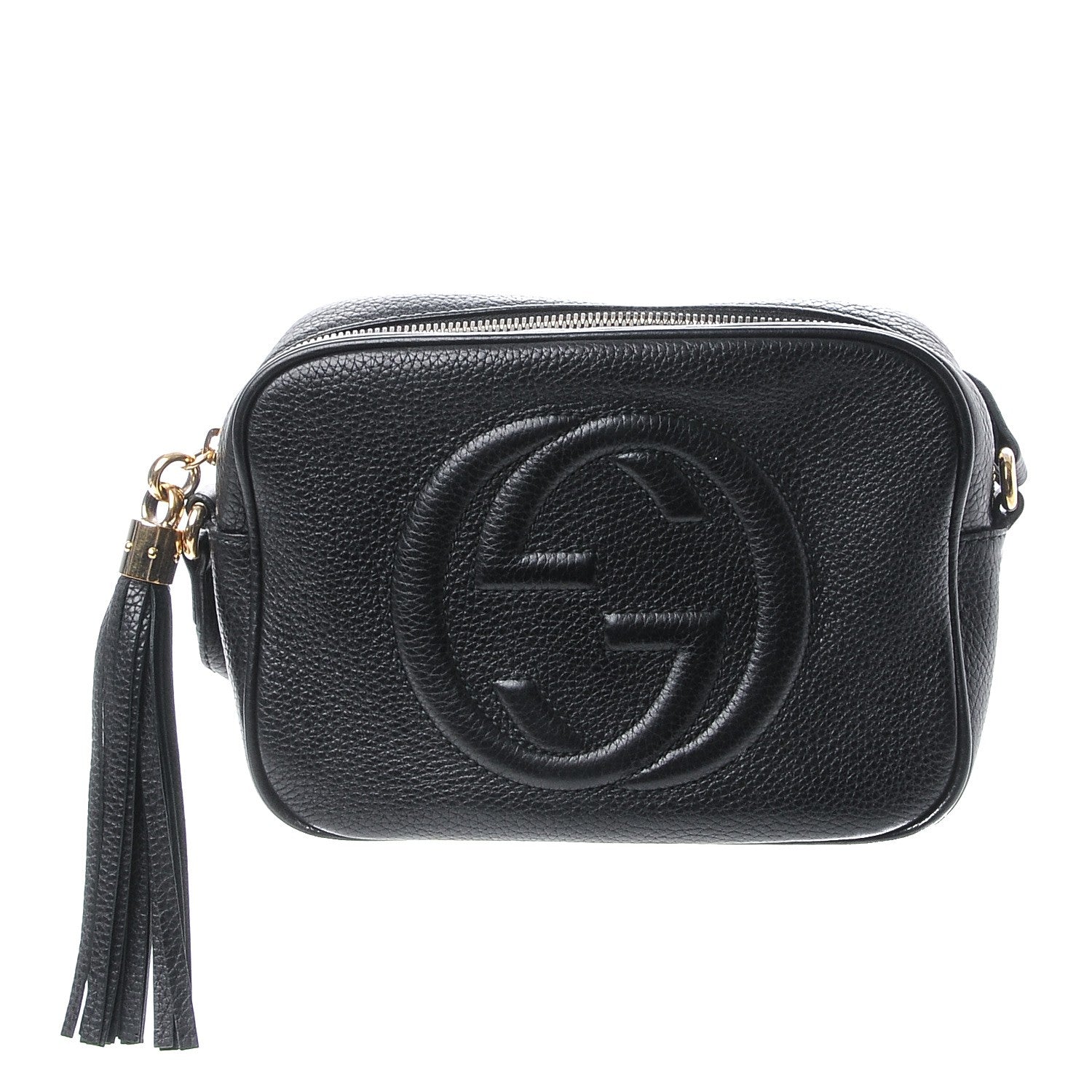 Gucci Pebbled Calfskin Small Soho Disco Bag Black 1 of 10