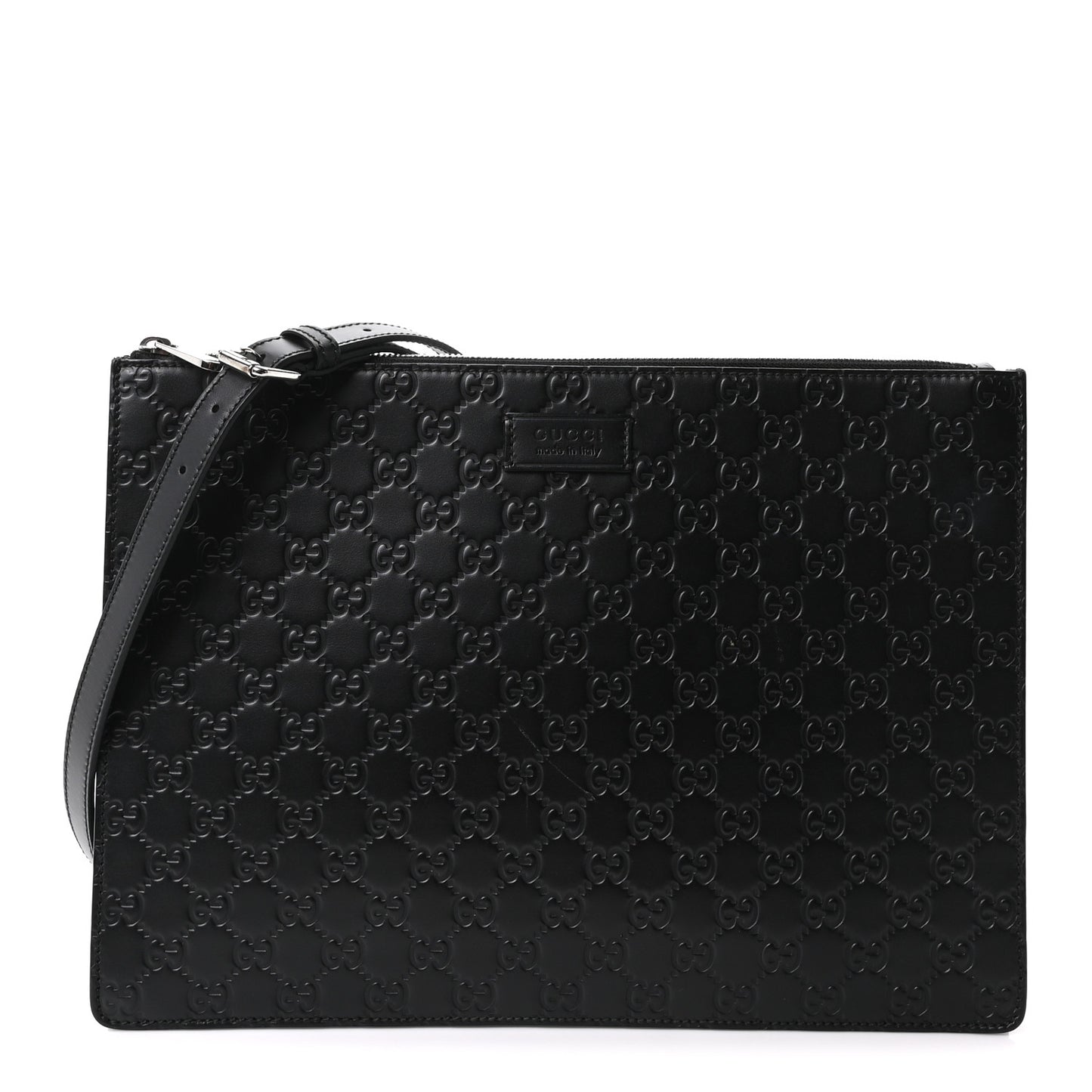 Guccissima Signature Messenger Bag Black