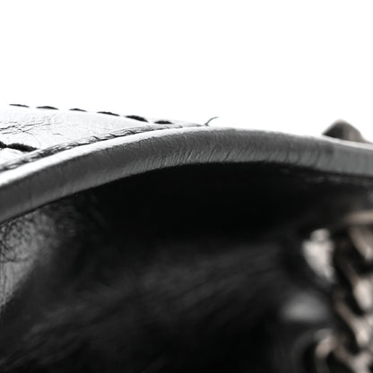 Saint Laurent Crinkled Calfskin Matelasse Monogram Large Niki Shopper Tote Black 11 of 11