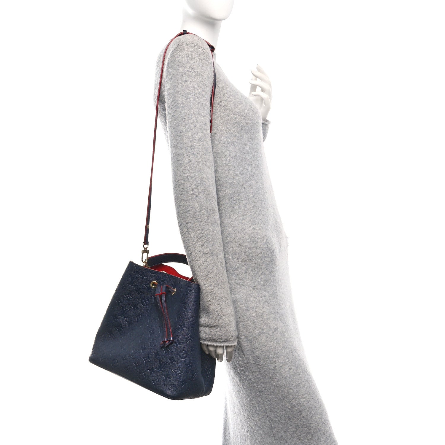 Louis Vuitton Empreinte Neonoe MM Marine Rouge 2 of 9