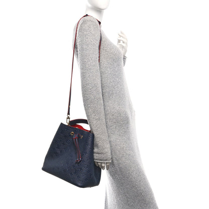 Louis Vuitton Empreinte Neonoe MM Marine Rouge 2 of 9