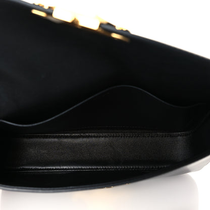 Celine Shiny Calfskin Triomphe Shoulder Bag Black 5 of 11