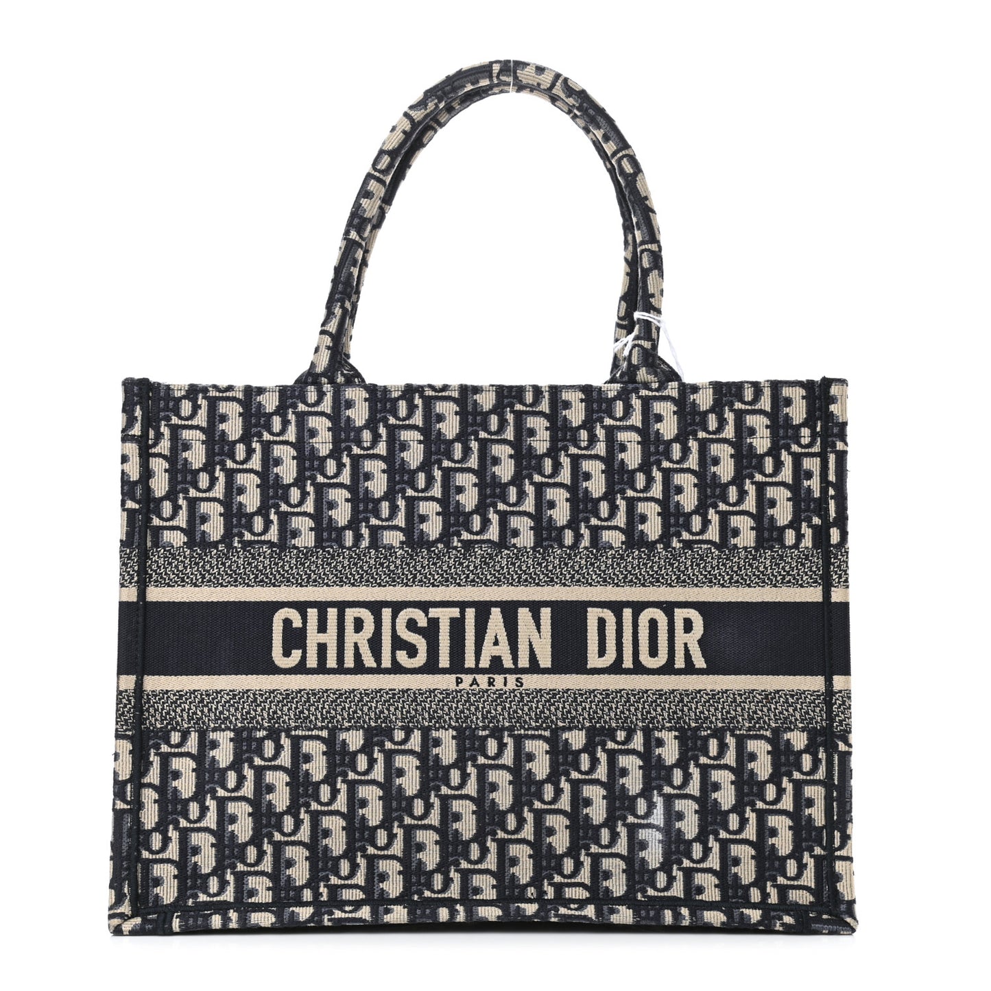 Oblique Medium Book Tote Blue Multicolor