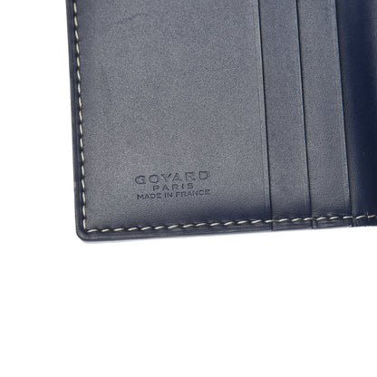 Goyard Goyardine Saint Marc Folding Card Case Navy 6 of 12