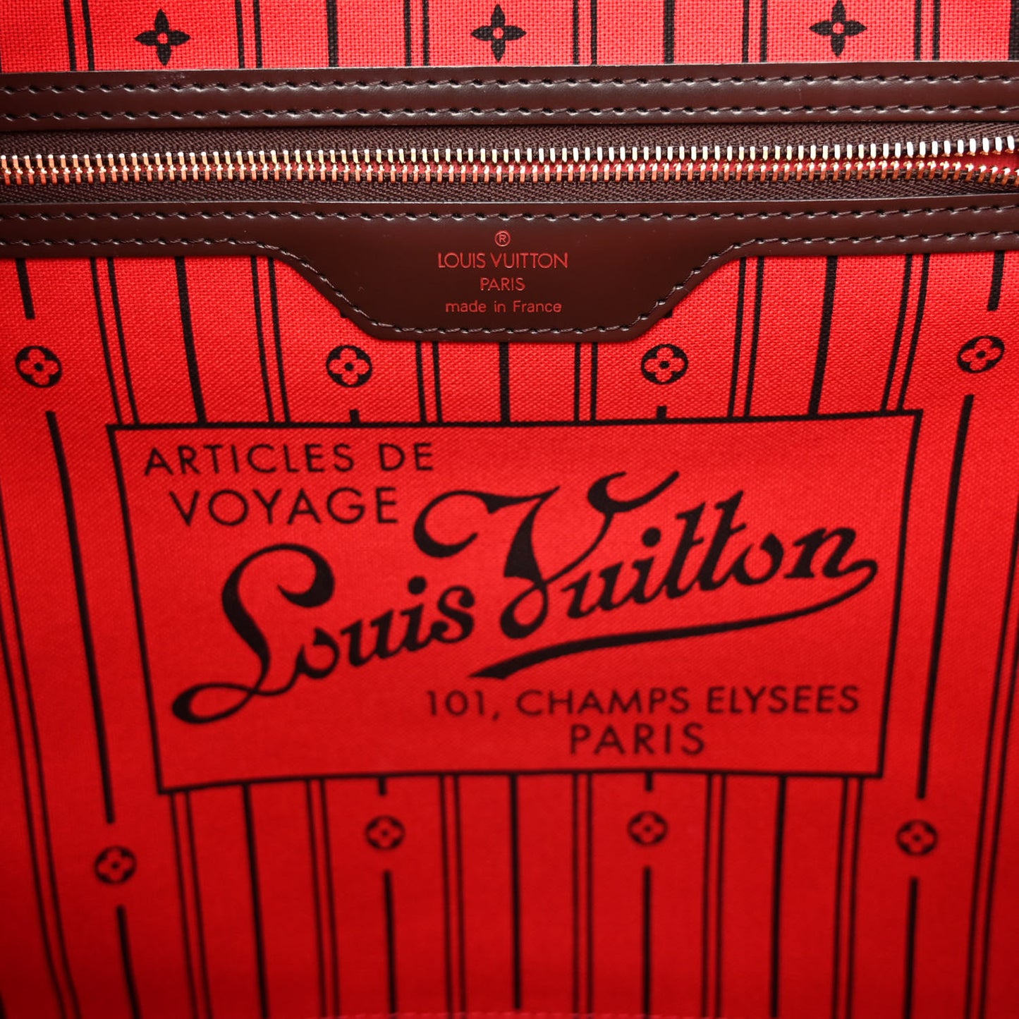 LOUIS VUITTON Damier Ebene Neverfull MM