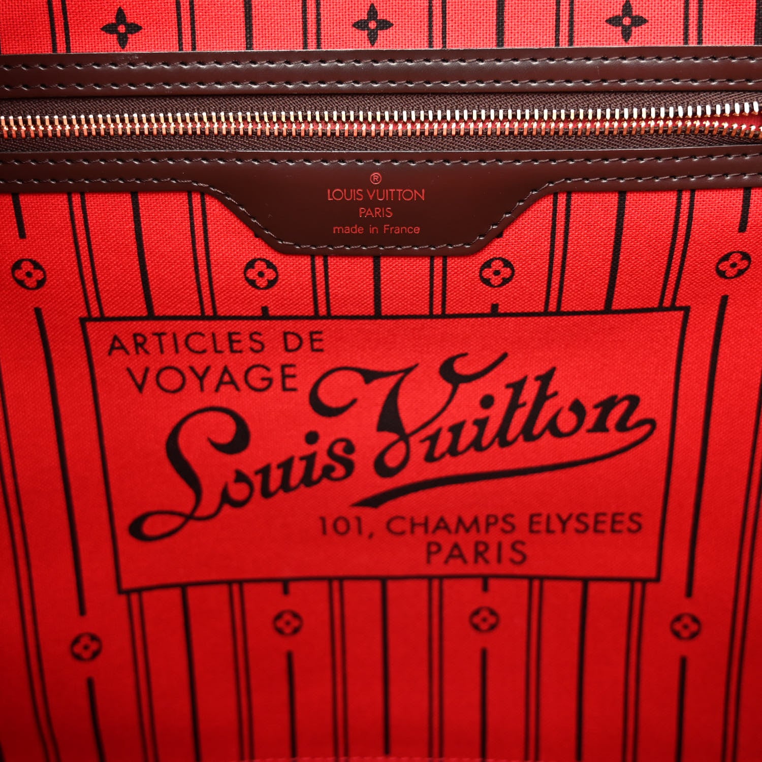 Louis Vuitton LOUIS VUITTON Damier Ebene Neverfull MM 6 of 9