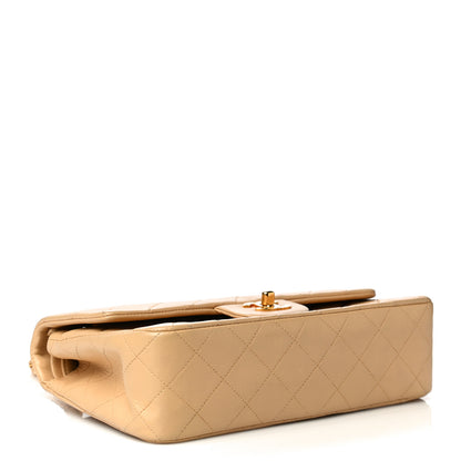 Chanel Lambskin Quilted Small Double Flap Beige 4 of 47