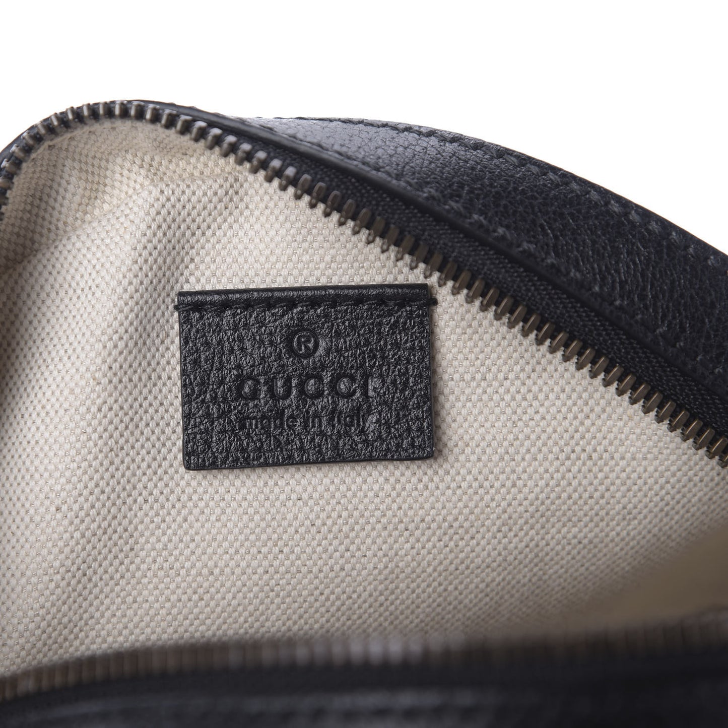 Velvet Calfskin GG Monogram Round Shoulder Bag Blue Beige